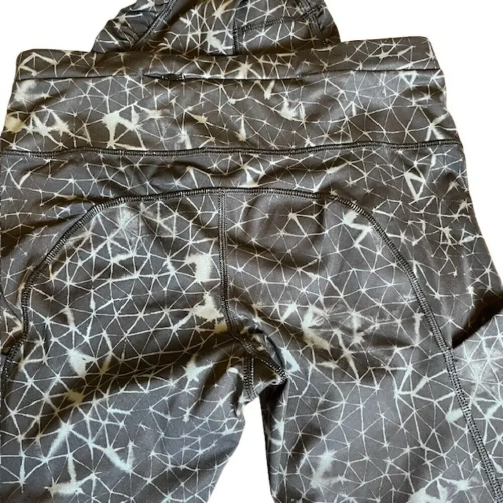 Lululemon Speed Tight III *Full-On Luxtreme Star Crushed Coal Black 6‎